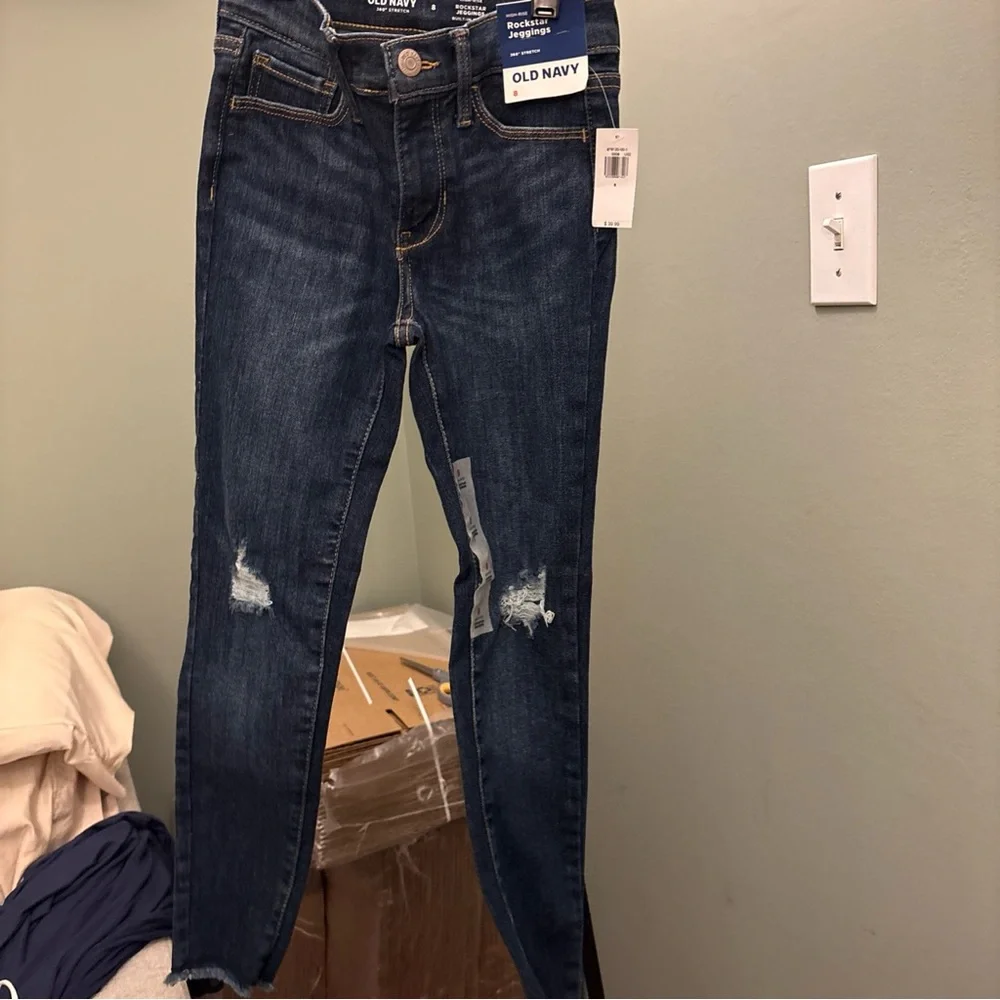 Old Navy Girls Dark Blue Skinny Jeans